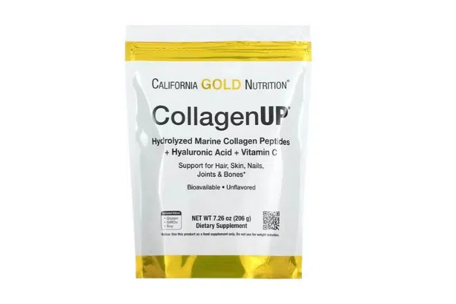 7.7 sale in Singaore: California Gold Nutrition CollagenUP Hydrolyzed Marine Collagen Peptides with Hyaluronic Acid and Vitamin C, Unflavored (464g)