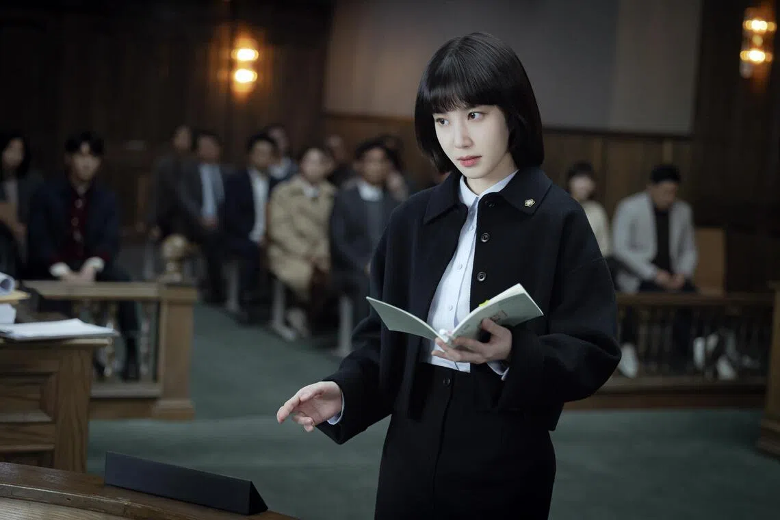 Extraordinary Attorney Woo starred South Korrean actress Park Eun-bin as the titular lawyer Woo Young-woo.