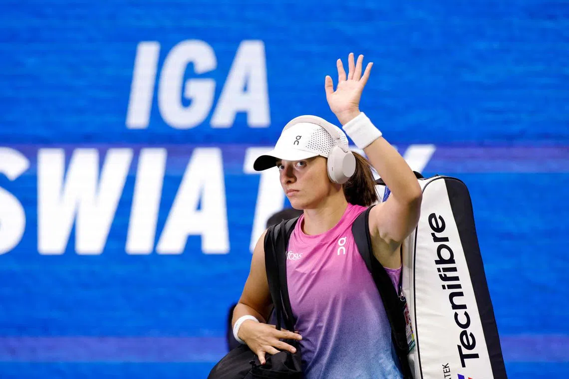 Poland's Iga Swiatek, who has won four of the season’s eight WTA 1000 events so far, also withdrew from the ongoing WTA event in Seoul.