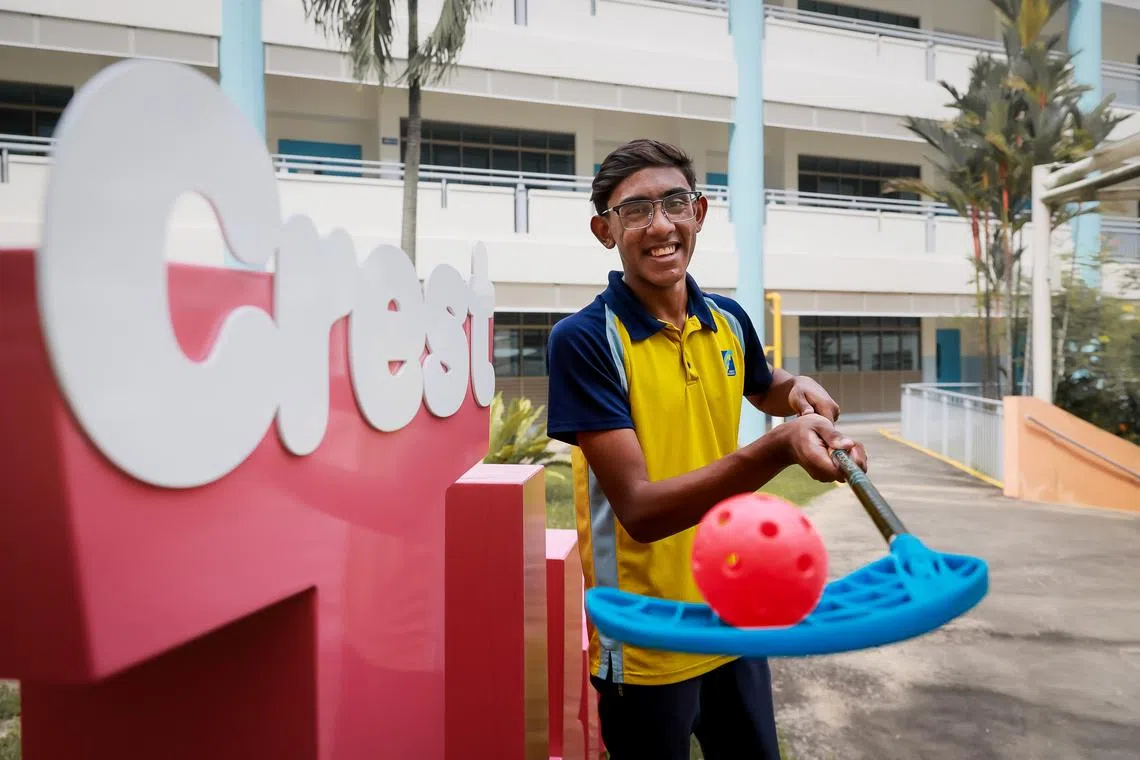 Lavinesh Subramaniam attributed floorball as a key factor that helped him better control his temper.