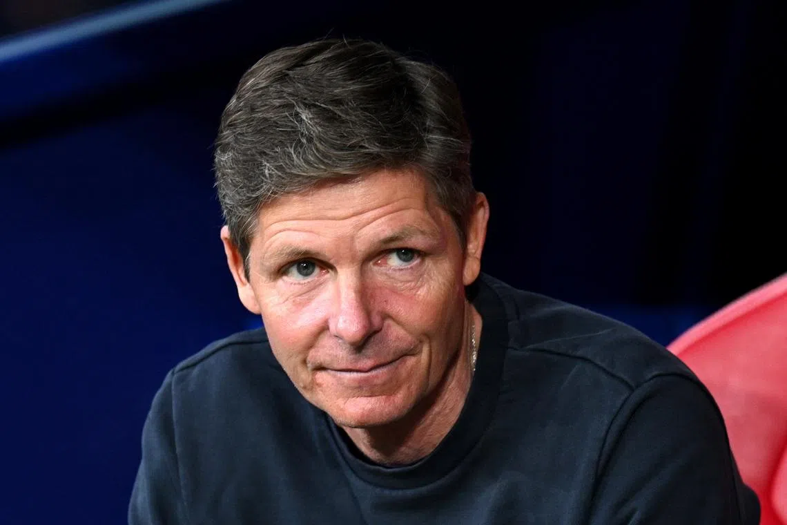 Soccer Football - UEFA Conference League - Final - Crystal Palace v Rayo Vallecano - Red Bull Arena, Leipzig, Germany - May 27, 2026 Crystal Palace manager Oliver Glasner before the match REUTERS/Annegret Hilse