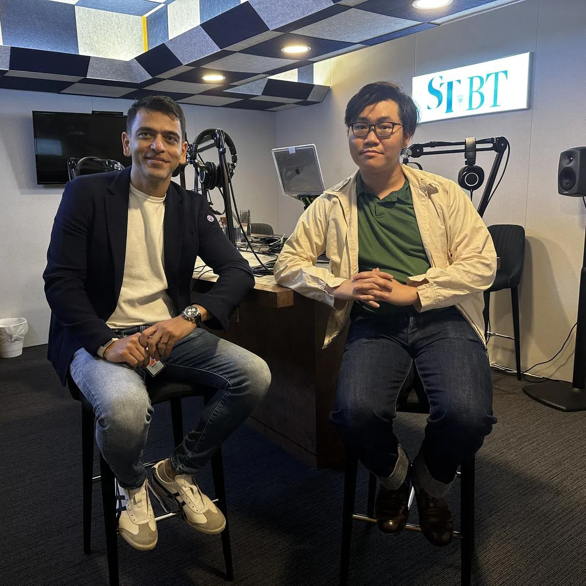 Mr Rahul Chawla, partner and head of talent solutions for South-East Asia at professional services firm Aon and ST's Tay Hong Yi (right) - talk local and regional salary trends for 2024.