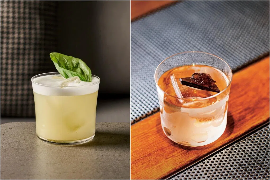 Cocktails from Republic and Cat Bite Club, which both placed on the Asia's 50 Best Bars 51-100 list. 