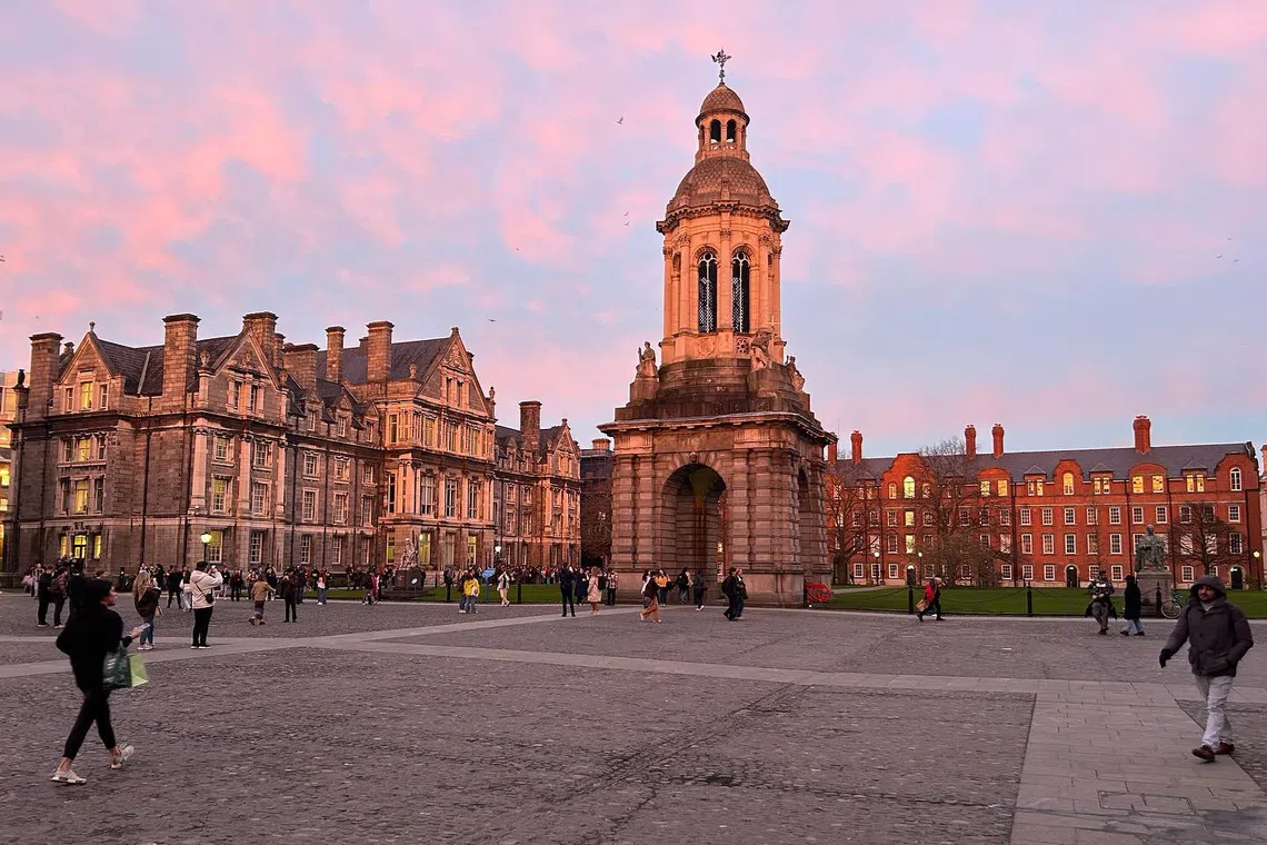 Trinity College Dublin said it had accepted the recommendations of a taskforce to sever institutional links with the Israel, Israeli universities and companies headquartered in Israel.