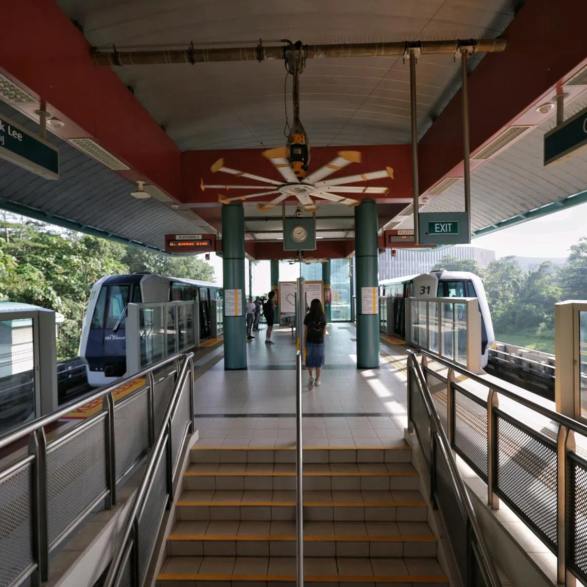 Teck Lee is the last stop to start operations on the west loop of the Punggol LRT line.