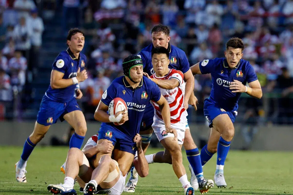 Confident Japan punish Italy in 27-10 rugby Nations Championship win in Tokyo