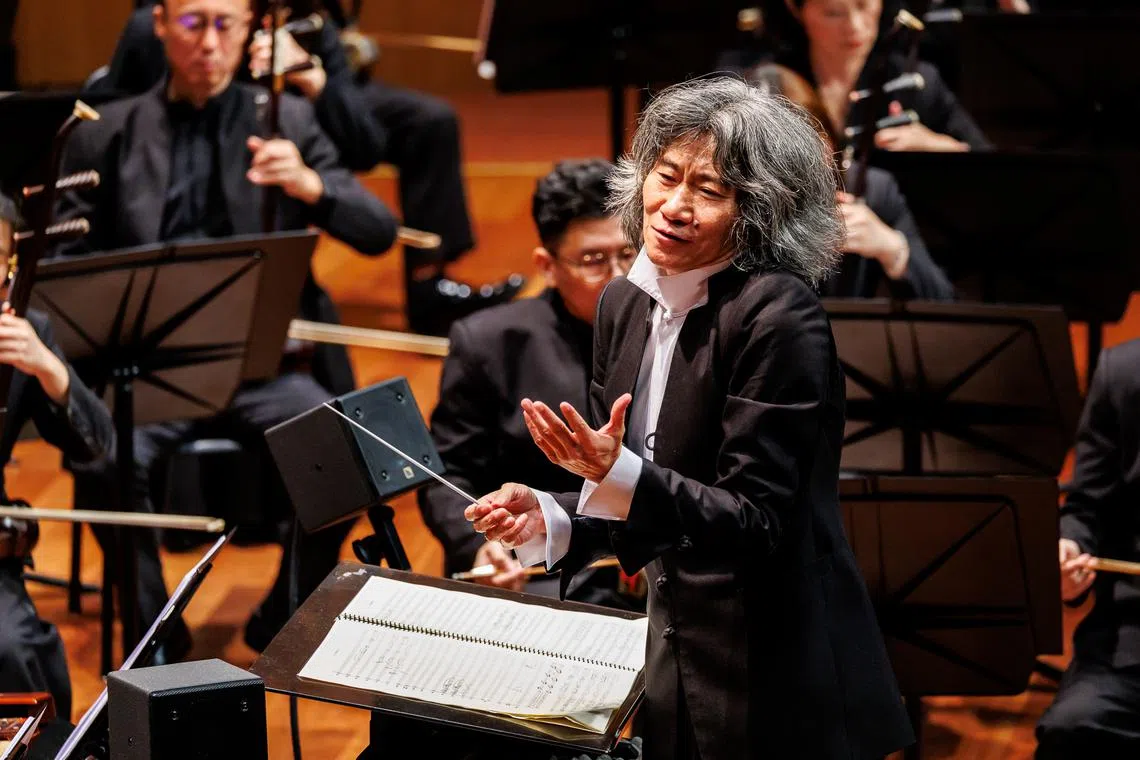 The Dreamscapes concert on March 1 by the Singapore Chinese Orchestra was led by guest conductor Pang Kapang, artistic
director of the Suzhou Chinese Orchestra.