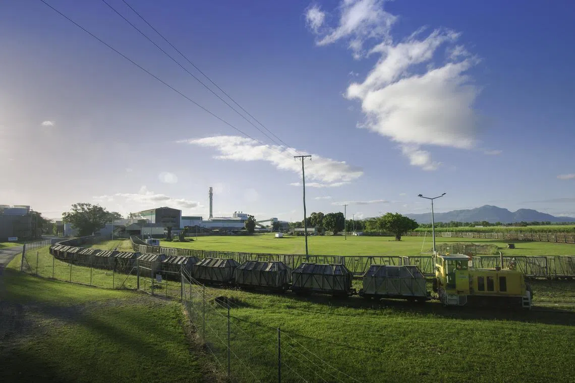 A Wilmar sugar mill in Burdekin, Australia. Wilmar's sugar mills account for over half the country's total, most of which is exported.