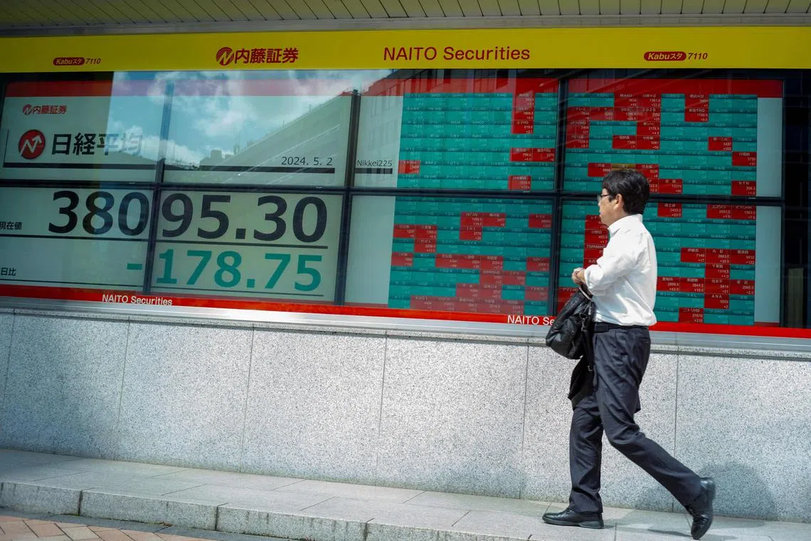 Japan’s Nikkei 225 fell 0.1 per cent and South Korea’s Kospi declined 0.3 per cent.