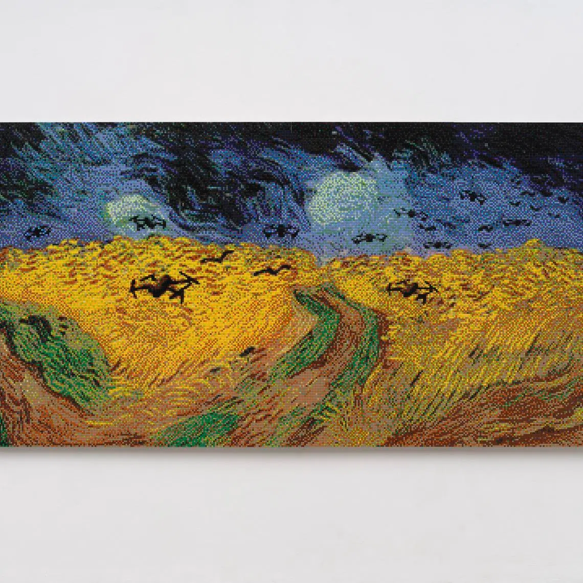 The crows in Ai Weiwei's Wheat Field With Crows have been supplanted by the drones of war.