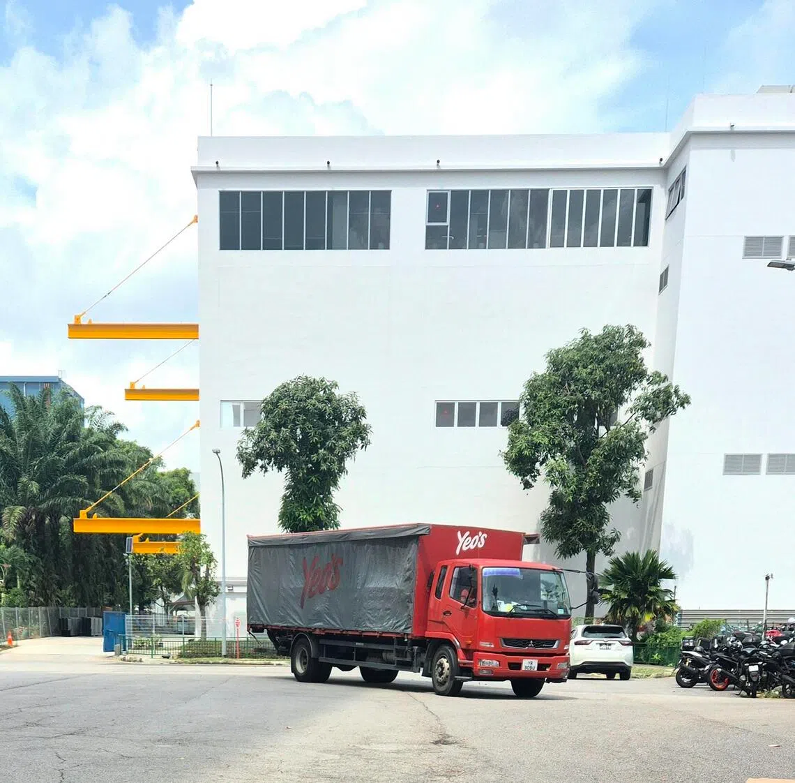 The Straits Times visited the Senoko site on the morning of March 31, where operations appeared to be proceeding as usual, with Yeo’s lorries and vendors moving in and out of the compound.