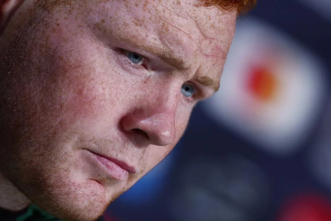 FILE PHOTO: Rugby Union - Rugby World Cup 2023 - South Africa Press Conference - Stade de France, Saint-Denis, France - September 22, 2023  South Africa's Steven Kitshoff during the press conference REUTERS/Gonzalo Fuentes/File Photo
