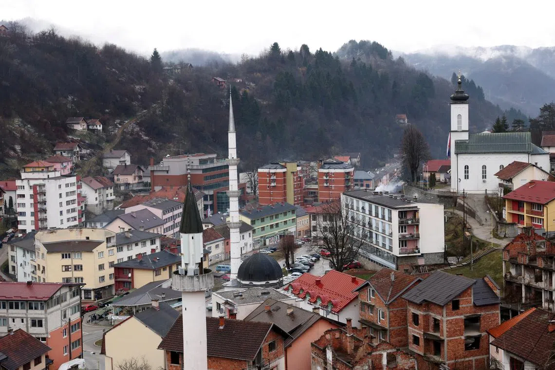 FILE PHOTO: A general view of Srebrenica, Bosnia and Herzegovina February 22, 2022. REUTERS/Dado Ruvic/File Photo
