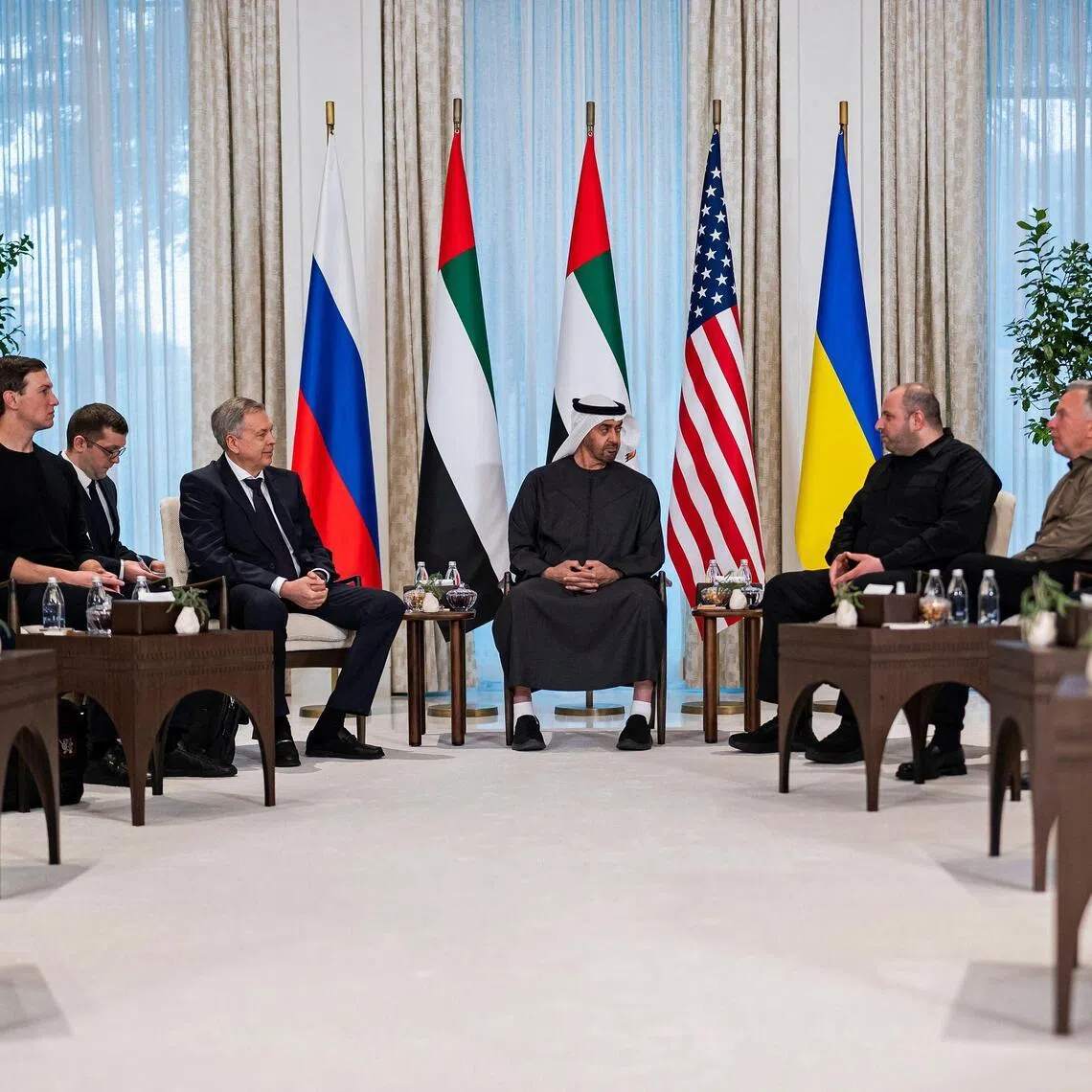 Jan 24 was scheduled to be the final day of the talks, billed by Mr Zelensky as the first trilateral meeting under the US-mediated peace process.