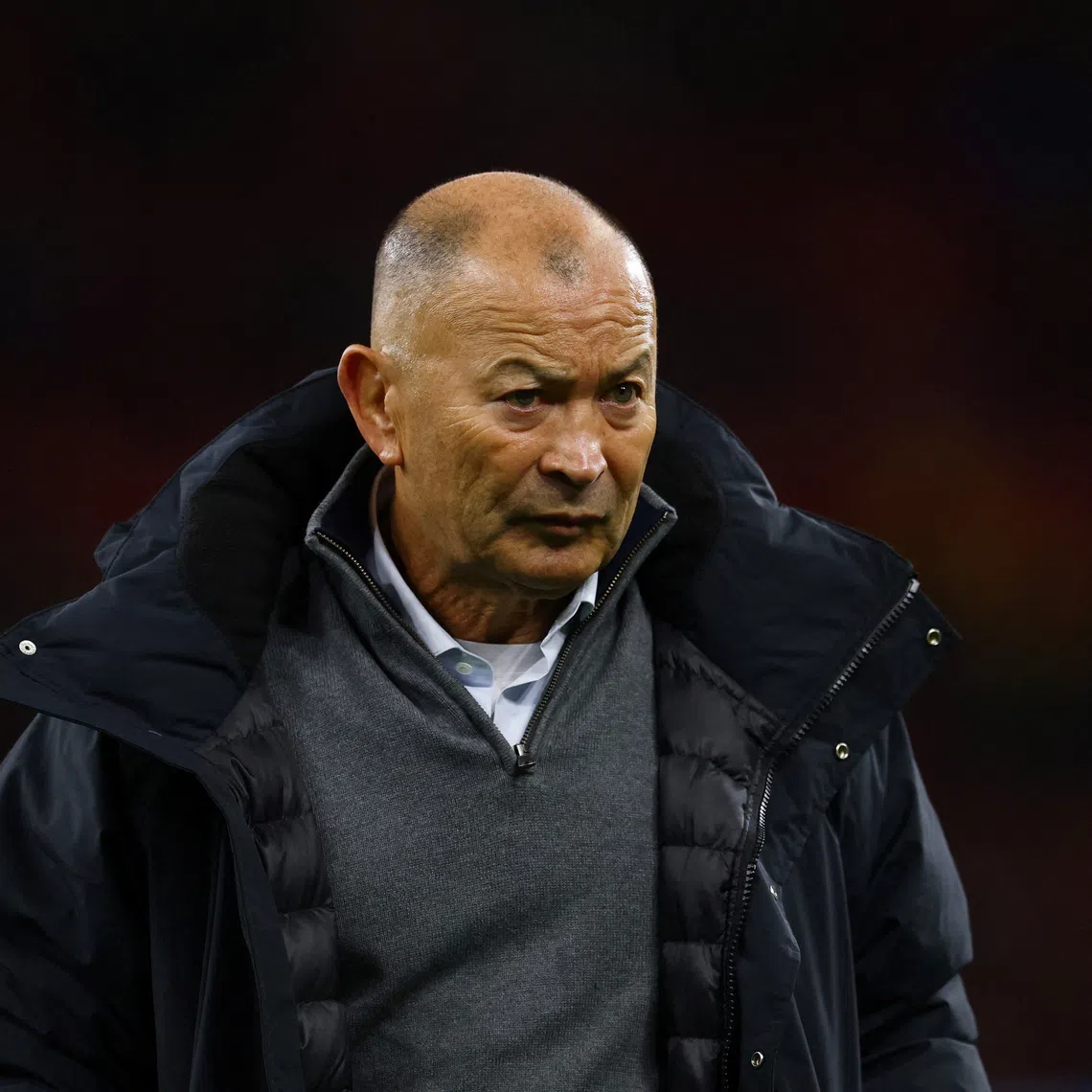 FILE PHOTO: Rugby Union - Autumn Internationals - Wales v Japan - Principality Stadium, Cardiff, Wales, Britain - November 15, 2025 Japan head coach Eddie Jones before the match Action Images via Reuters/Matthew Childs/File Photo