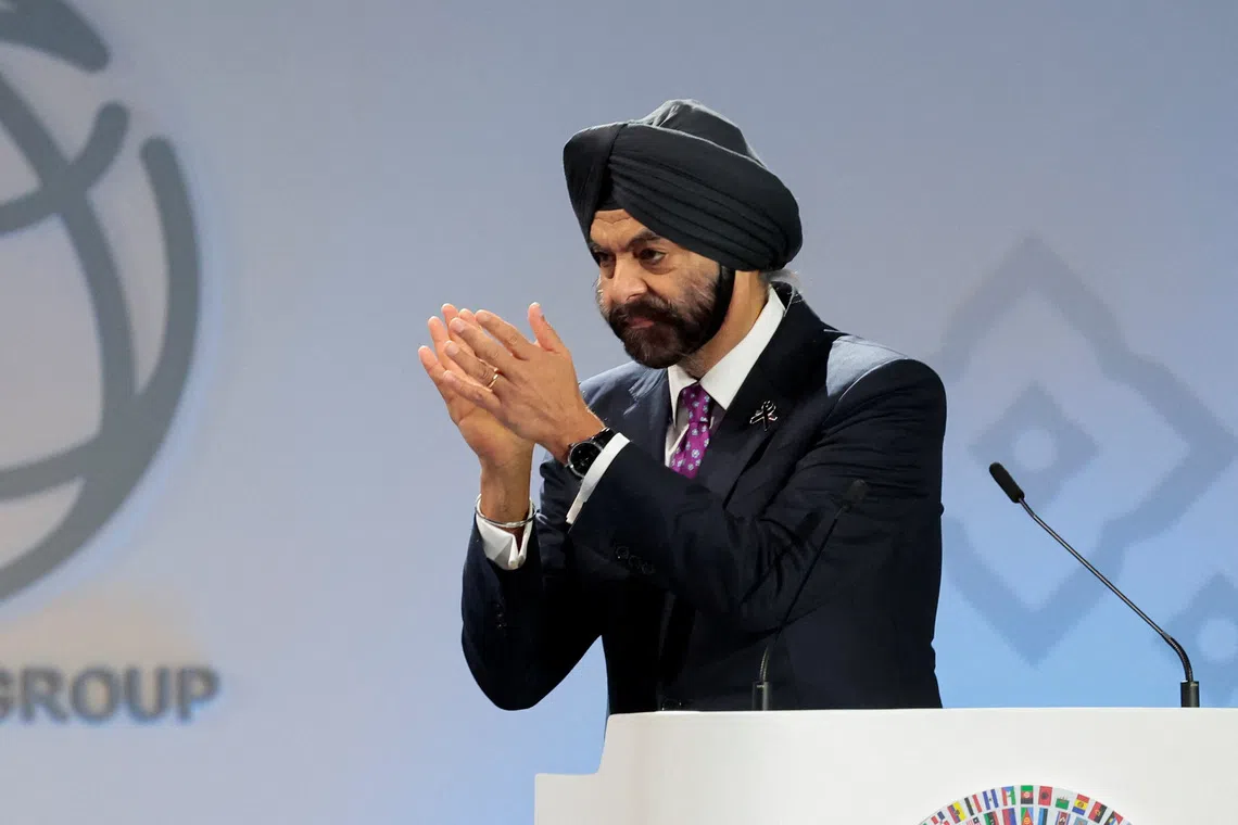 World Bank Group President Ajay Banga attends the Annual Meetings Plenary for the IMF/World Bank 2026 Annual Meetings at Queen Sirikit National Convention Center (QSNCC) in Bangkok, Thailand, October 16, 2026. REUTERS/Patipat Janthong