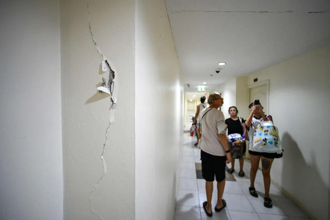 The March 28 quake has prompted a flurry of enquiries from high-rise residents looking to relocate.