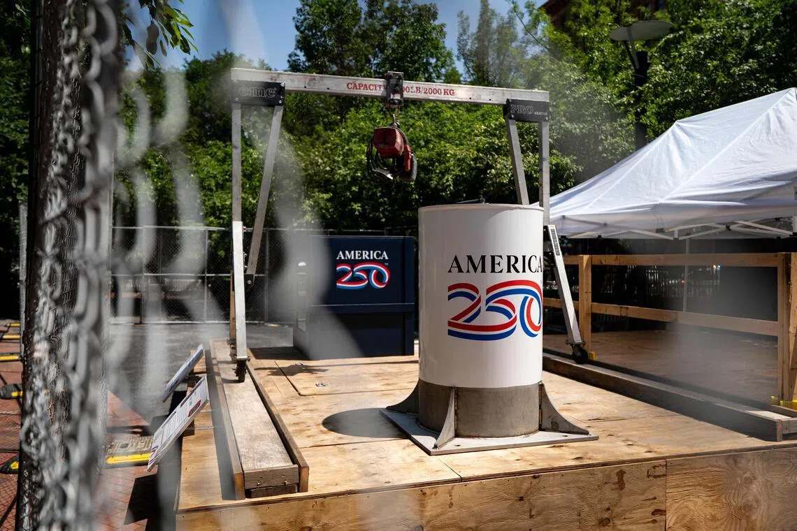 The 400kg stainless steel cylinder will go into the ground on July 4 and is not supposed to be opened for another 250 years, in 2276.
