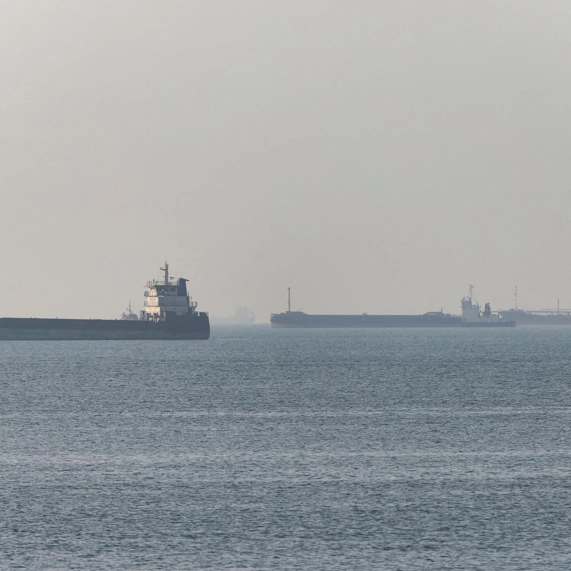 Vessels in the Strait of Hormuz on May 4. Maersk said the transit of the Alliance Fairfax was completed without incident and that all crew were safe and unharmed.