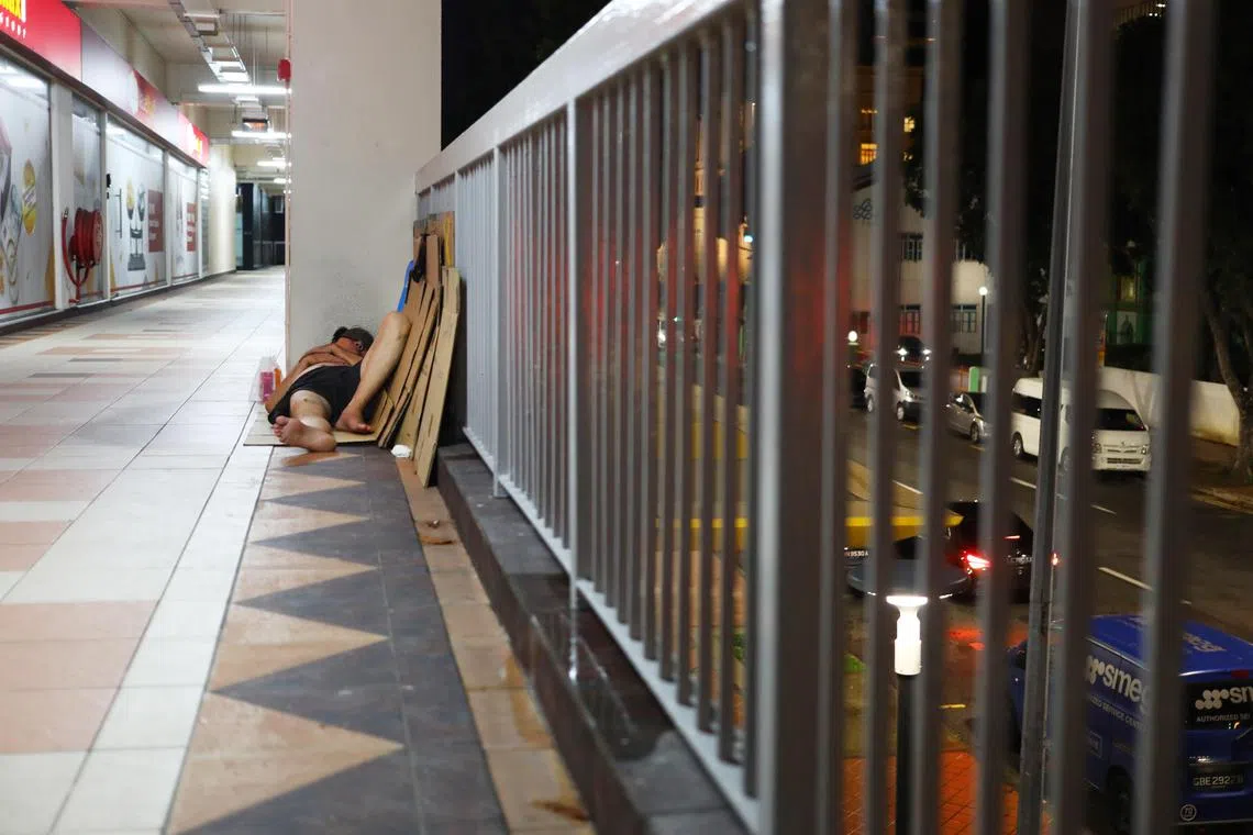 Social workers said that while efforts are afoot to address homelessness, some sleep rough out of habit.