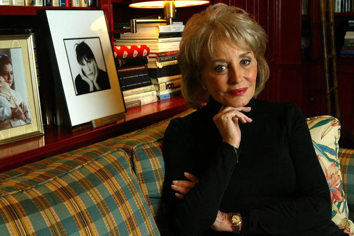 Barbara Walters spent more than a half-century on network television, as a host of NBC’s Today and ABC’s 20/20 programmes, as well as frequent specials. 
