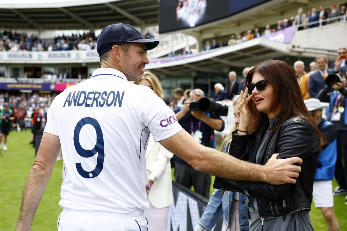 England great Anderson retires with one final flourish | The Straits Times