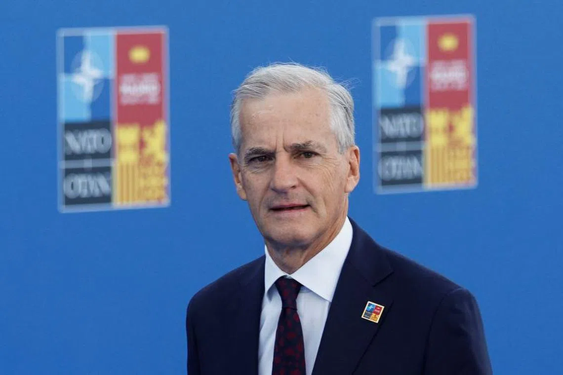 Norway's Prime Minister Jonas Gahr Stoere attends a working session of a NATO summit in Madrid, Spain June 30, 2022. REUTERS/Susana Vera