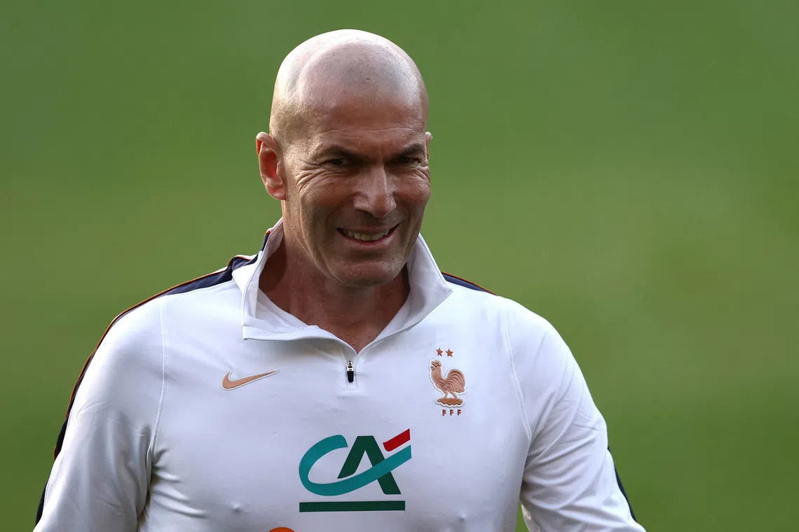 France coach Zidane to ring changes for clash against Belgium