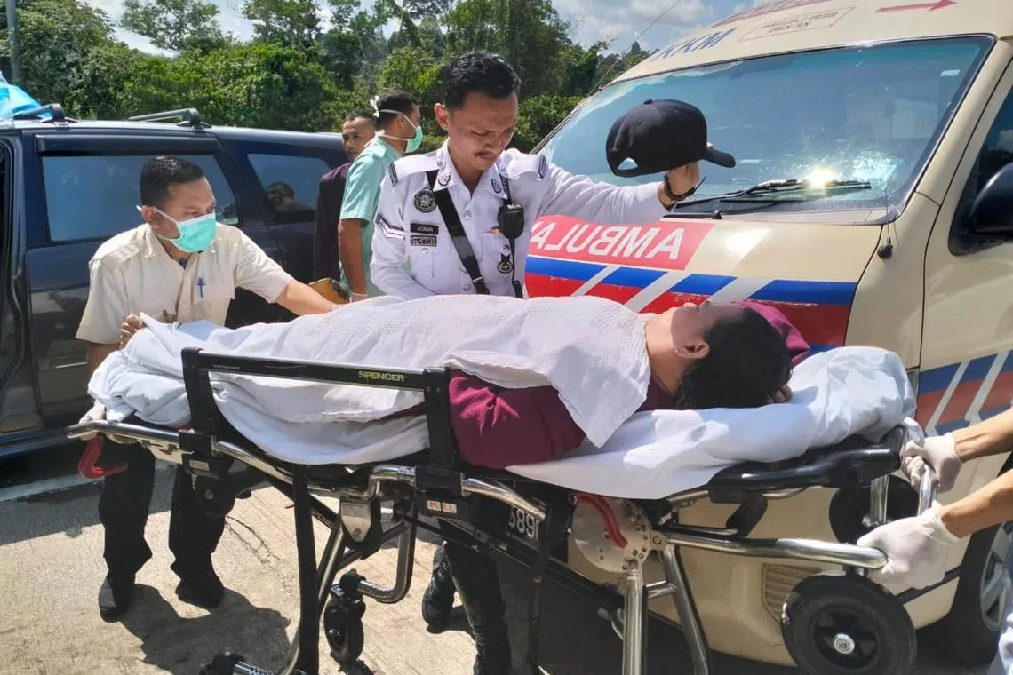 The family of two adults and two children were heading to Balakong town in Selangor from their home in Tok Bali, Kelantan.