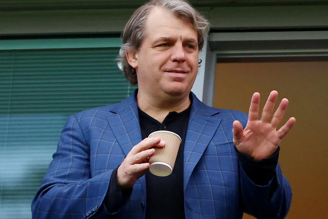 Chelsea co-owner Todd Boehly reportedly left the dressing room after an hour.