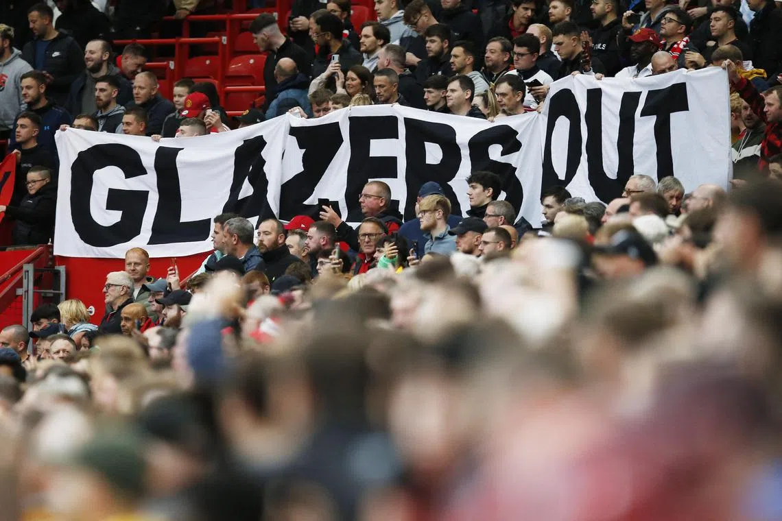 Manchester United fans have repeatedly called for the Glazers to sell the club.
