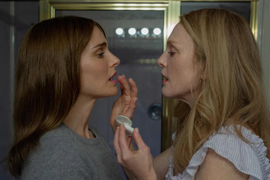 jomovie21 - May December stars L-R Natalie Portman, Julianne Moore

Source: Shaw Organisation