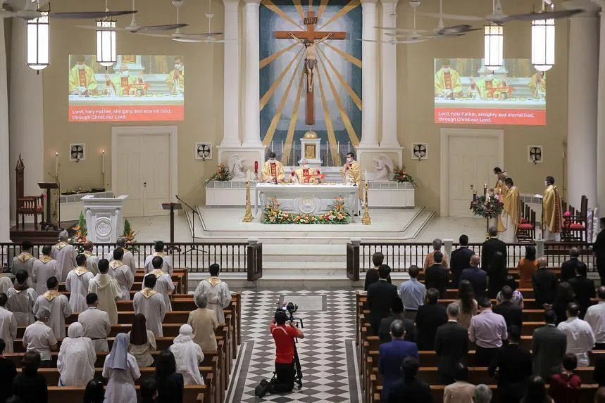 The Catholic Church in Singapore has since grown beyond 300,000 strong.