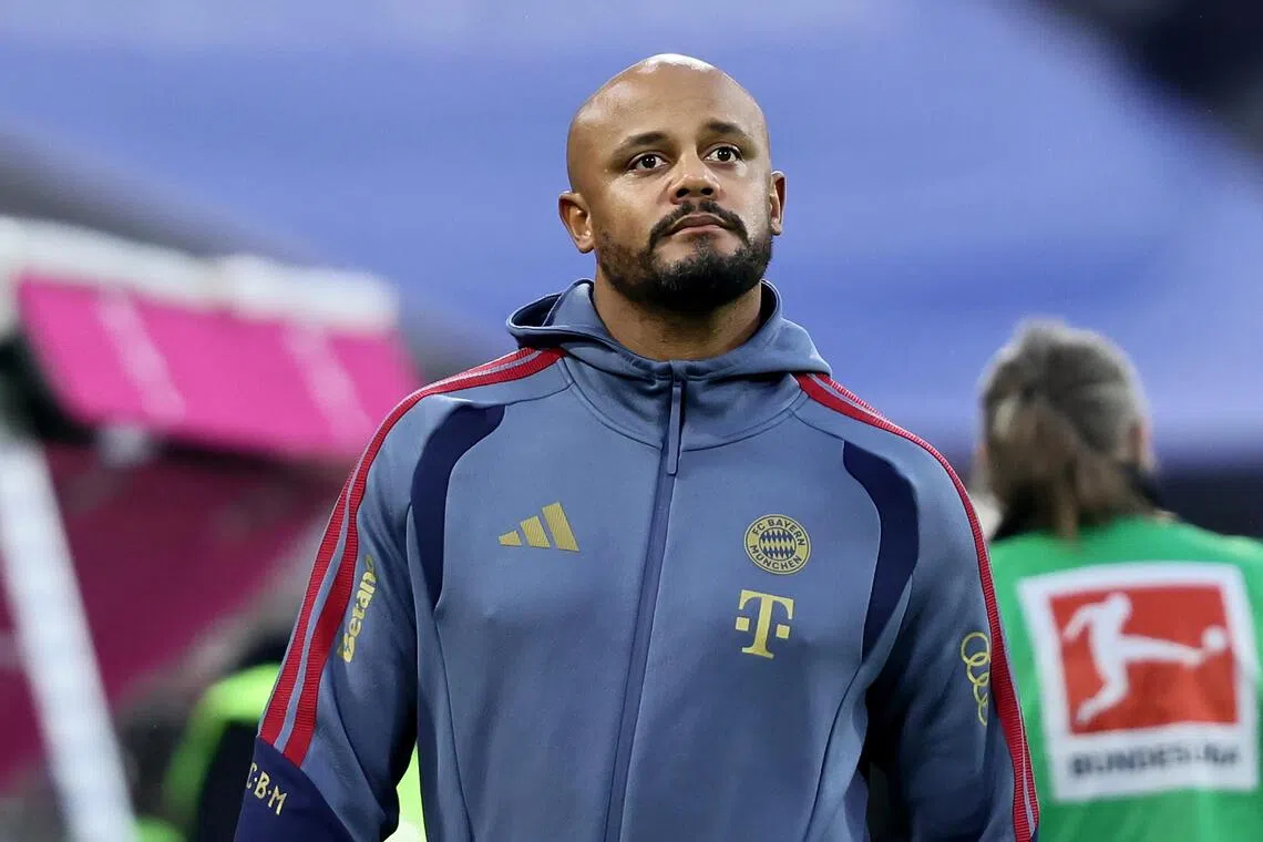 Bayern Munich head coach Vincent Kompany was rushed to hospital after collapsing on the training pitch in Munich on Oct 23.