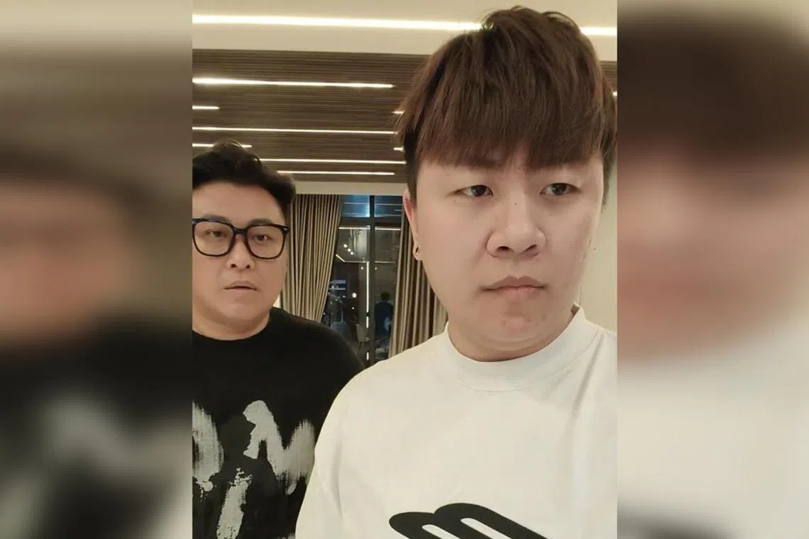 Livestreamers Elvin Low (left) and Zzen Chan have issued public apologies for the online statements made against Chan Brothers Travel's services.