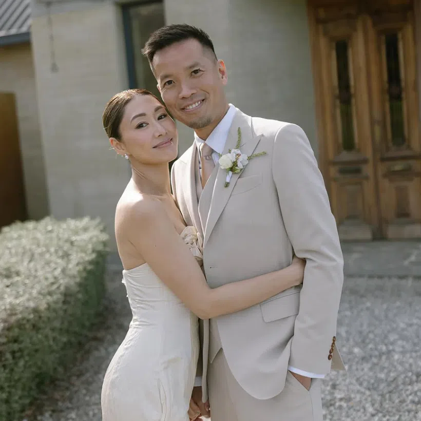 Nancy Wu tied the knot with Hong Kong-based surgeon Akin Chan on Oct 3.