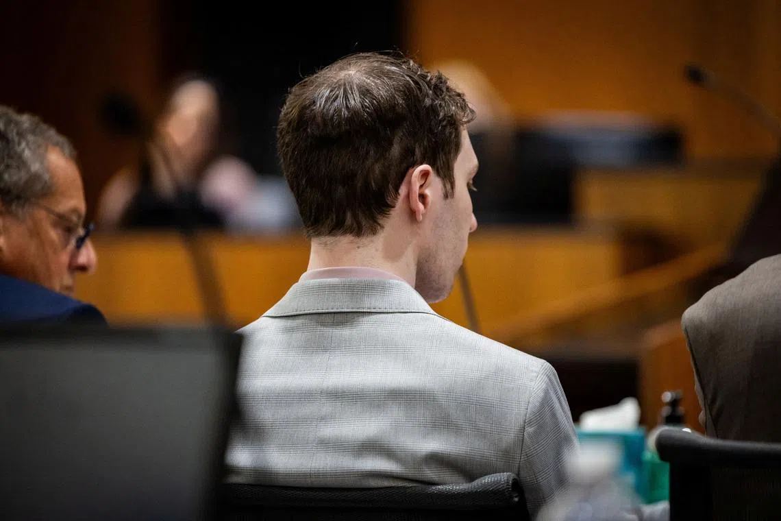 Tyler Robinson, accused in the fatal shooting of Charlie Kirk, listens during a preliminary hearing at the 4th District Court in Provo on Wednesday, July 8, 2026.    Trent Nelson/Pool via REUTERS