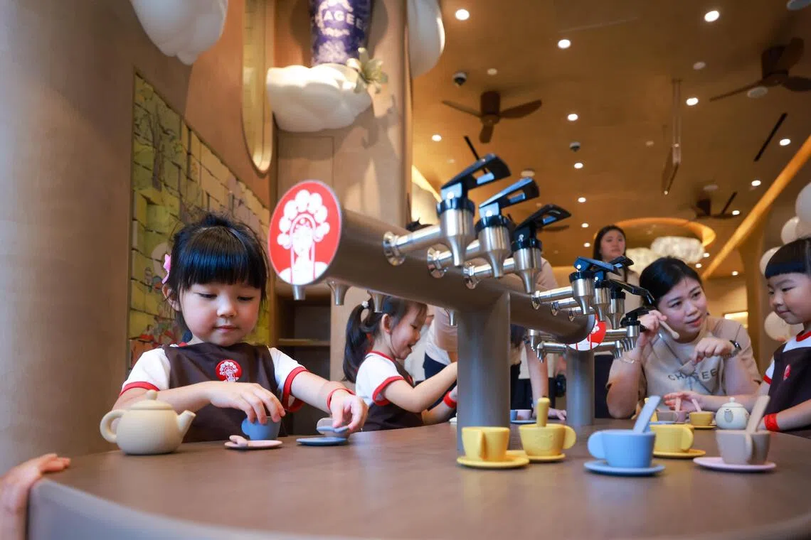 straitstimes.com - Rosalind Ang - Chagee opens three stores in a day, including family-friendly outlet in Pasir Ris Mall