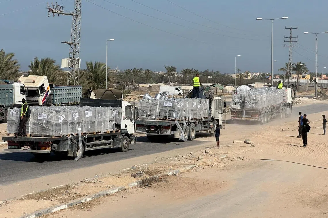 Dr Tedros said currently only between 200 and 300 trucks were going into Gaza daily.