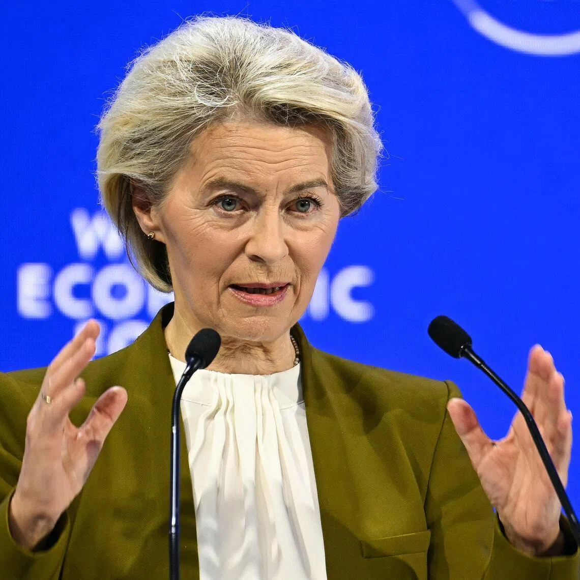 European Commission President Ursula von der Leyen said Europe had to toughen up to influence the world around it.