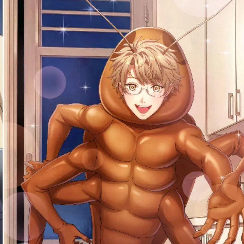 All four love interests transform into cockroaches at the end of the game.