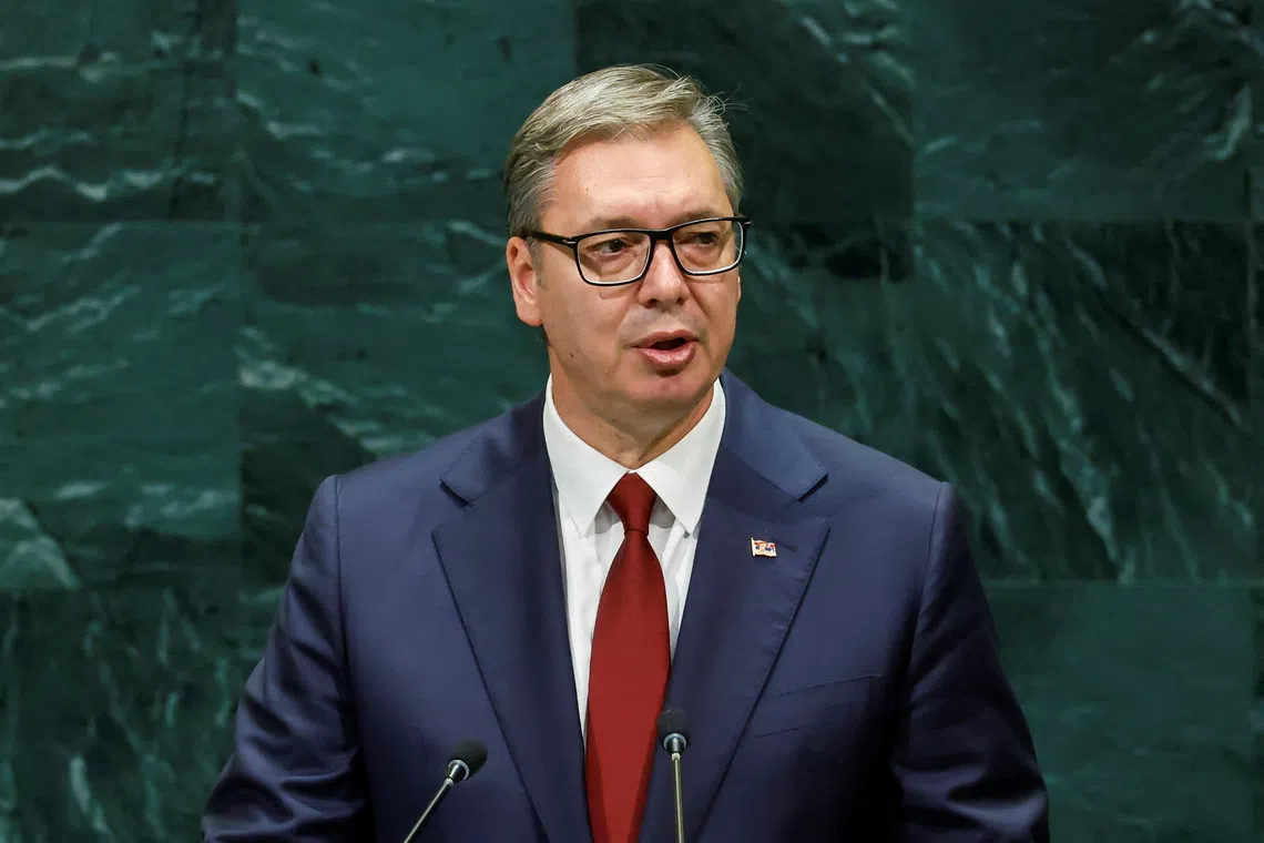 Serbia's President Vucic resigns ahead of October parliamentary elections