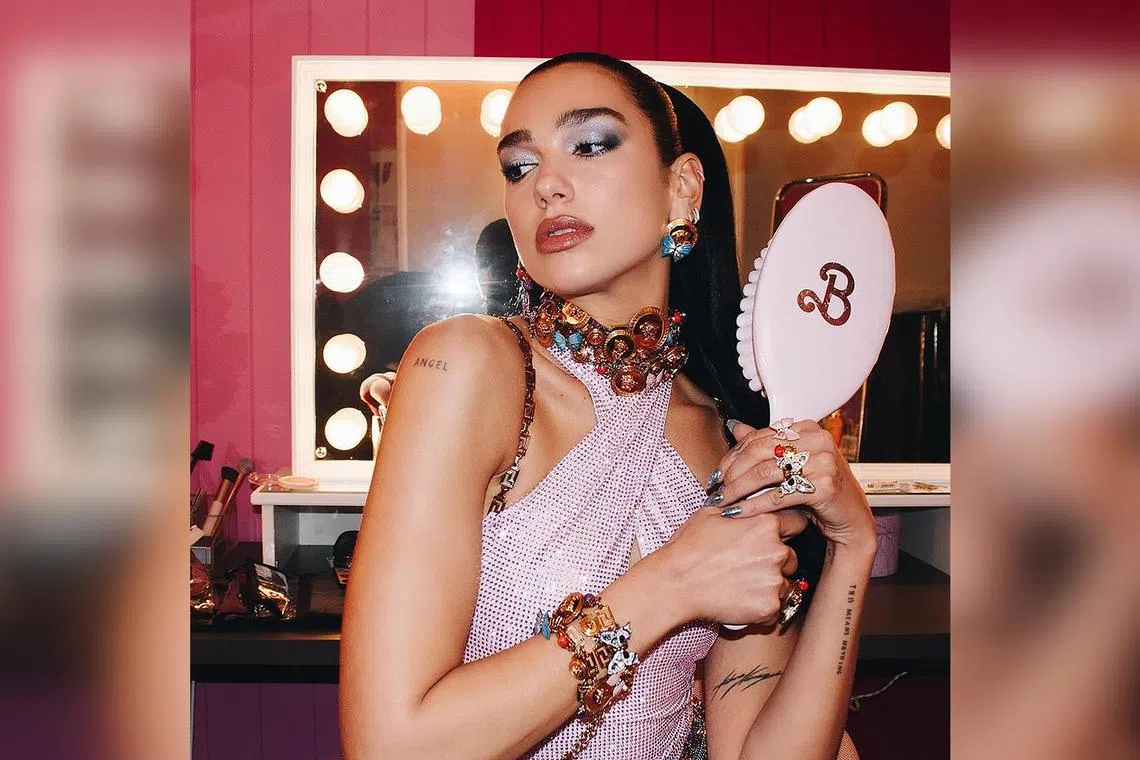 British-Albanian singer Dua Lipa sings on the soundtrack of the upcoming Barbie film, in which she plays a mermaid.