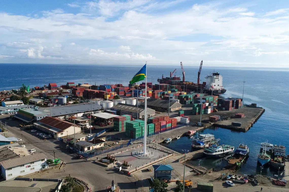 The tender was for the upgrading of the old international port in Honiara and two domestic wharves in the provinces, said a Solomon Islands official.