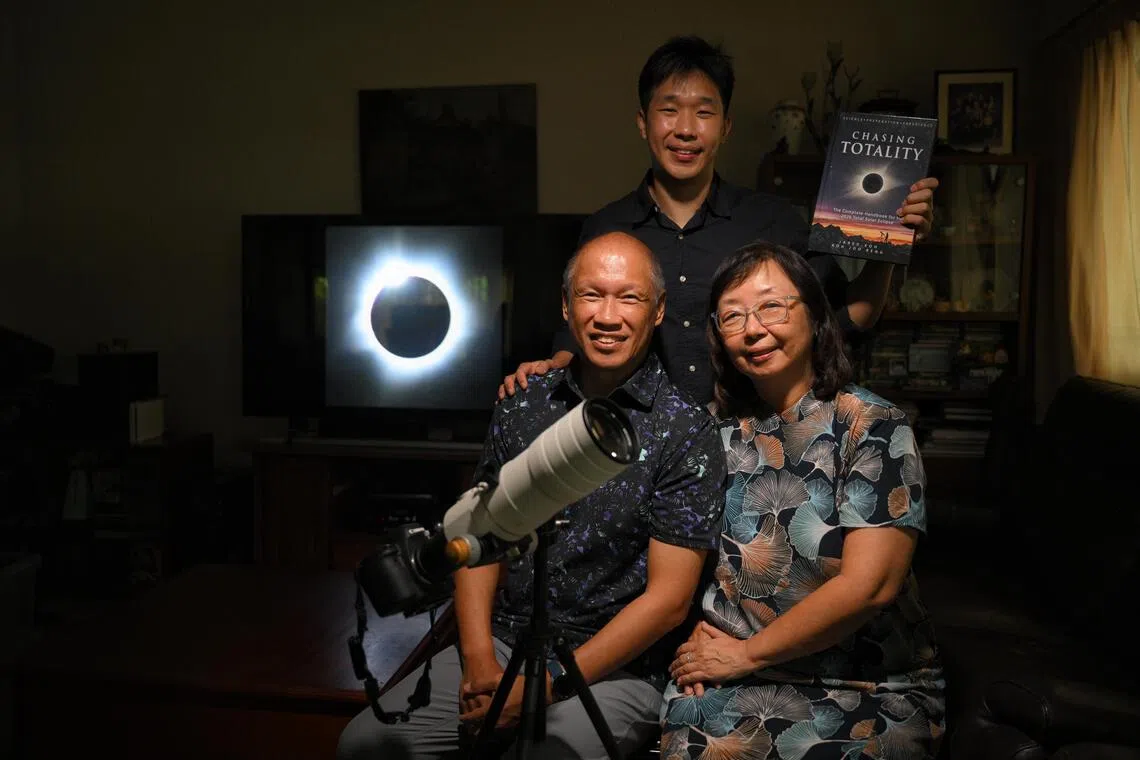 Total eclipse of the heart: Family channels passion for chasing eclipses around the world into book