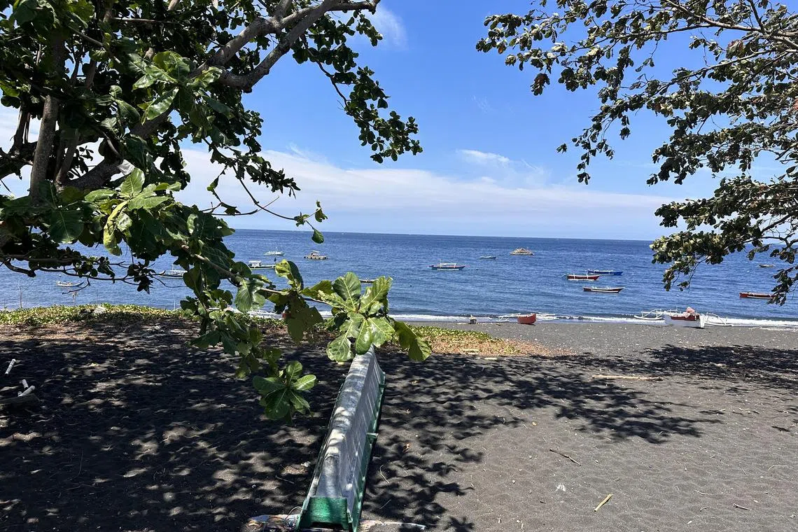 Bitung City has several types of beaches, including some with black sand, where local eateries cater to digital nomads.