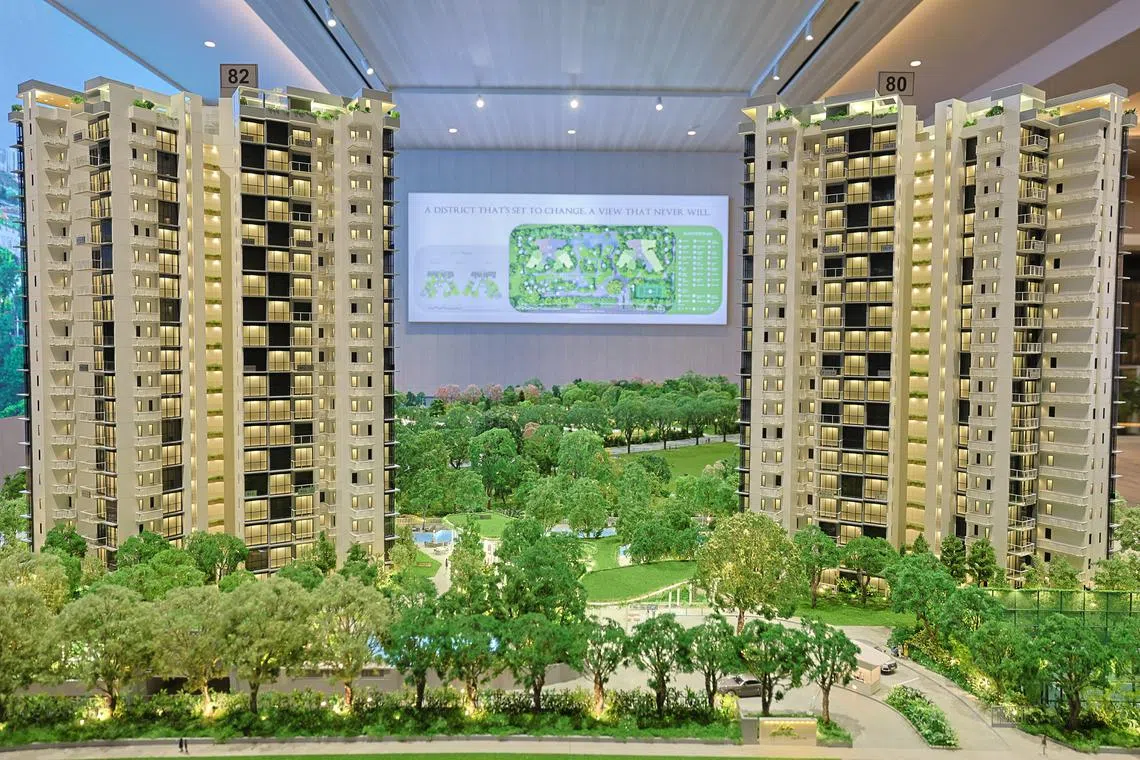 The Lakegarden Residences, a 306-unit condominium located in the Jurong Lake District, is the top performer in June.