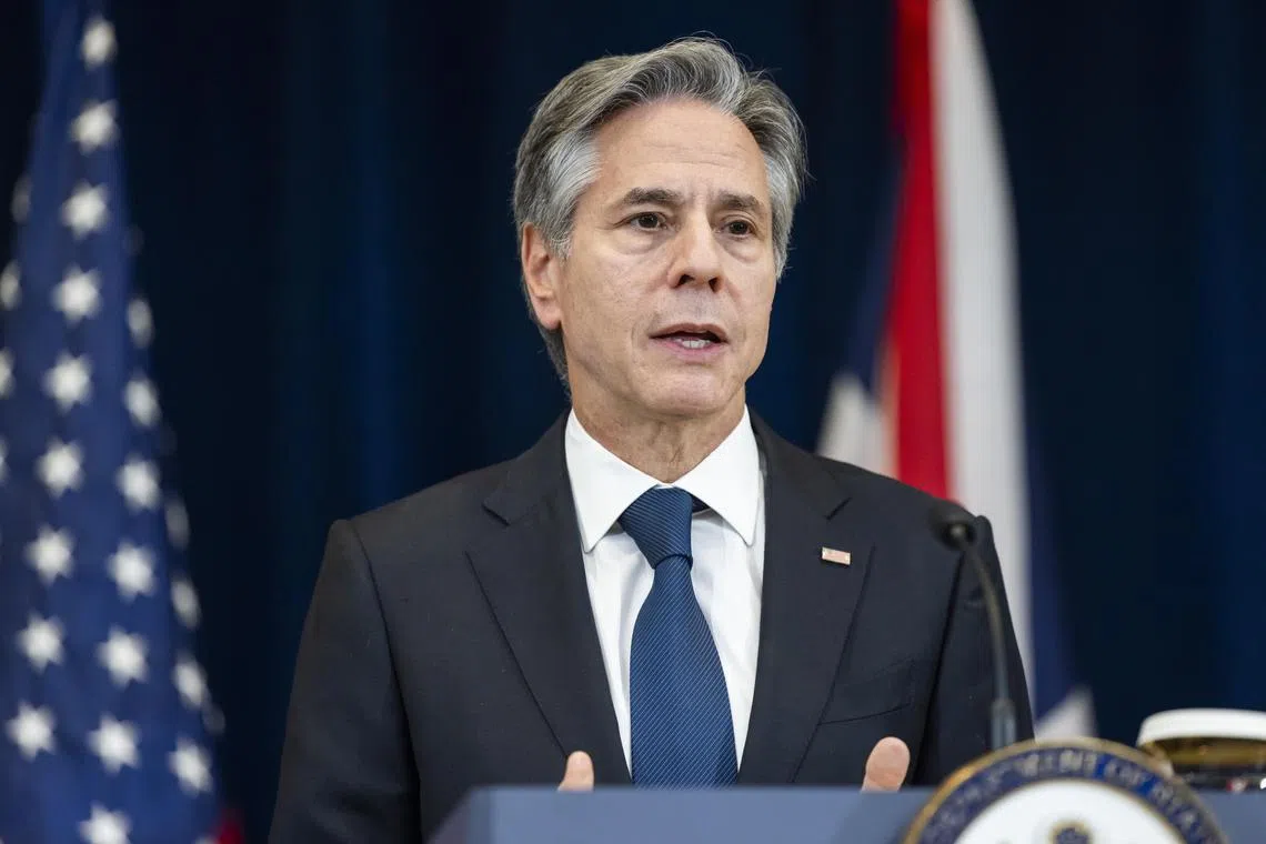 US Secretary of State Antony Blinken said the US would continue to promote accountability for Russia’s crimes in Ukraine.