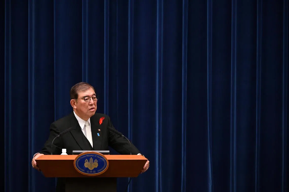 Japan's Prime Minister Shigeru Ishiba said he hoped how the US military operated in Japan would be a topic of discussion.