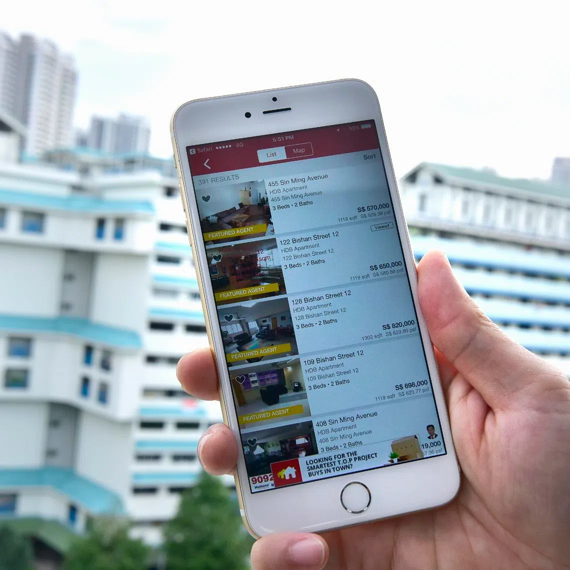 Listings that do not name the project, or use generic facade images or street photos instead of actual unit images, should raise red flags.